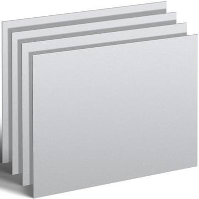 Hicarer 4 Pcs Mild Steel Sheet Cold Rolled 18 Gauge Metal Plate Weldable Metal Sheets for Professional Industrial DIY Use, Clean Surface Easy to Weld (9" X 12")