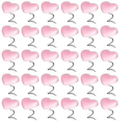 Upholstery Tacks Headliner Pins Bed Skirt Pins Bedskirt Pins Heads Twist Pins with Storage Box for Upholstery Slipcovers and Bedskirts 30 Pcs