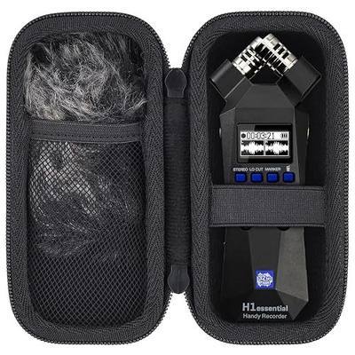 Aenllosi Hard Case for Zoom H1essential Stereo Handy Recorder by, Black | EVA case construction, Water-resistant design, Dust-resistant design, Impact-resistant design