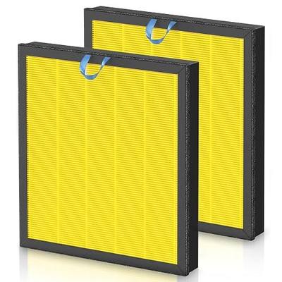 Vital 100S Replacement Filter for LEVOIT Vital 100S-P Air Purifier for Pet Care, High-Efficiency Activated Carbon for Smoke, Odor, Pollen, Vital 100S-RF-PA, LRF-V102-YUS, Yellow
