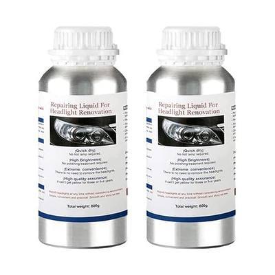 ROYWOO 1600g Car Headlight Restoration Liquid,Auto Headlight Scratch Restoring Fluid,Headlight Lens Polish Repair Liquid for Repair of Scratch,Yellowed, Haze, Cracked Headlamp