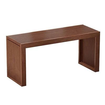 APRTAT Bamboo Dining Bench 35-Inch Indoor Wood Shoe Rack Bench for Entryway | Easy Assemble, Sturdy & Durable,Slatted Design,Versatile Everyday Seating,Living Room Hallway Bedroom Bathroom