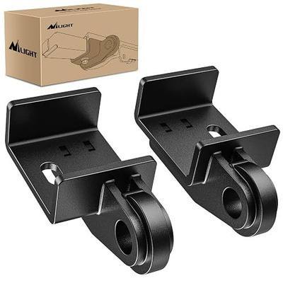 Nilight 2 Pack Demon Front Tow Hook Mounting Bracket Compatible with 2009-2013 2014 2015 2016 2017 2018 2019 2020 2021 2022 2023 Toyota Tacoma (Not Include D-Ring Shackle), Bracket Replacement