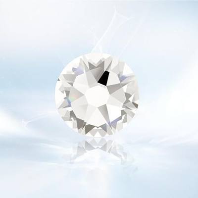 Novani 16 Facets Rhinestones,Clear,SS12/1440pcs(3.0-3.2mm) Non-Hotfix | Flat Back Style 2088 Glass Crystal Round Rhinestone for Nail Art, Crafts, DIY Decoration