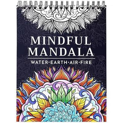 Mandala Coloring Book for Women, 50 Unique Spiral-Bound Relaxing Designs