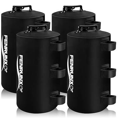 Canopy Water Weight Bag,88 LBS Gazebo Tent Water Weights Set of 4 Leg Weights for Carport, Pop Up Canopy,Tent,Gazebo,Black