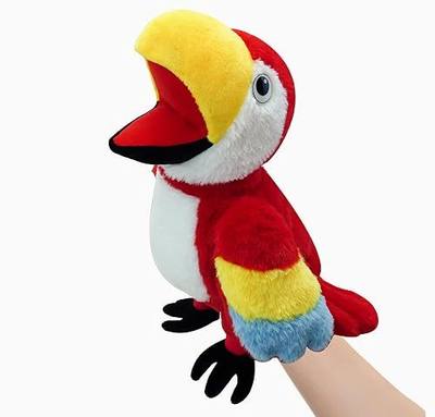 Birds Hand Puppets for Kids,Toddler Includes Parrots, Peacocks, etc with Movable Open Mouths, Perfect for Storytelling,Teaching,Preschool,Birthday Gifts