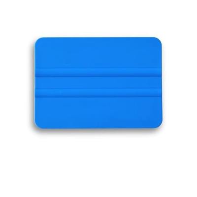 Flexible Plastic Scraper Vinyl Wrap Blue Squeegee Window Tint Film Tool Kit for Car Wrapping, Tinting, Wallpaper Decals - 4-inch (20)