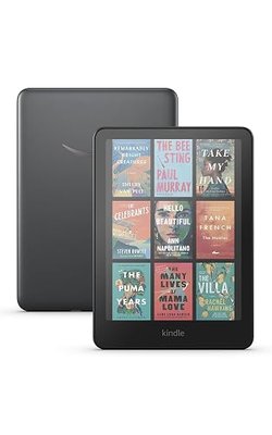 Like-New Amazon Kindle Colorsoft Signature Edition 32GB (newest model) – With color display, auto-adjusting front light, wireless charging, and long battery life - Metallic Black