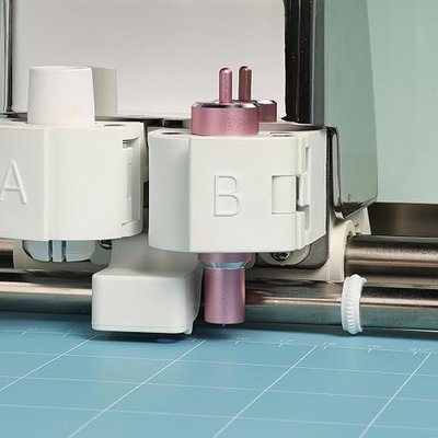 3 Pcs Bonded Fabric Blades + Housing for Maker 3/Maker/Explore 3/Explore Air 2/Air/One, Fabric Blade Perfect for Cutting Bonded Fabrics-Polyester, Silk, Cotton, Denim, Felt, Linen,HTV,etc.