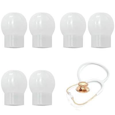 3 Pairs MDF Stethoscope Ear Pieces Earplug Replacement Parts, Pliable Silicone Stethoscope Eartip Earbuds Compress Slightly for Prestige ADC Stethoscope.