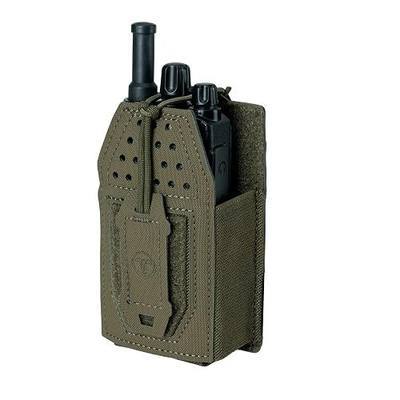 Tactical Radio Holster Molle Radio Pouch Universal Radio Holder For Walkie Talkie Motorola BaoFeng UV-5R BF-F8HP Adjustable Storage Rifle Magazine Pouch(Ranger Green)