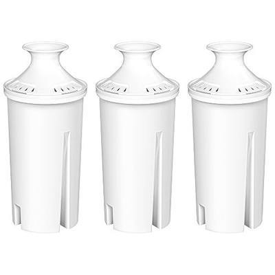 Fil-Fresh 3-Pack Water Filter Replacements for Brita Water Pitchers and Dispensers, NSF 53&42 Certified to Reduce Cadmium, Mercury, Copper, Zinc, BPA free, Lasts 2 Months or 40 Gallons