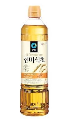Chung Jung One O'Food Premium Korean Vinegar, Kitchen Essential Pantry Staple, Perfect for Salads (Brown Rice, 500ml)