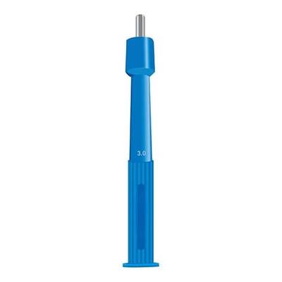 Krystal Disposable Punch Biopsy with Protective Cap, Sterile, Single Punch Blade, for Medical use, Jewelry Piercing, Indivdually Packed (Box of 25) (3.0 mm)