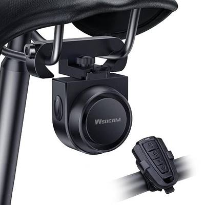 WSDCAM USB Rechargeable Bike Alarm with Remote, Wireless Vehicle Security Alarm System Anti Theft Vibration Motion Sensor Alarm for Car Trailer Motorcycle Scooter Ebike