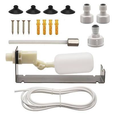 Auto Water Fountain Fill System Float Valve Kit Adjustable Arm Outdoor | Auto Water Leveler with10 ft 1/4'' Tube,Extend Adjustable Arm;Suction Cups Easy Install;Fit Aquarium,Ponds,Garden&Fish Tank