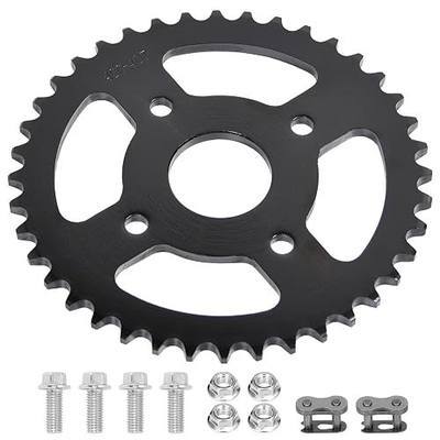 JNDO 40T Rear Sprocket 40/41/420 Chain 40mm Bore Black | black finish, 40 tooth, 40/41/420 chain, 40mm bore, for Coleman BT200X CT200U, Massimo MB200, TrailMaster, Baja MB165