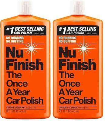 Nu Finish Car Polish, NF-76 Liquid Polish for Cars, Trucks, 16 Fl Oz Each (Pack of 2)