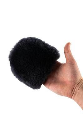 The Rag Company - Ultra Wool Wheel Mitt - Wash and Scrub Wheel Faces and Details Without Scratching or Marring Car - Marino Wool - Fits Over Fingers for Easy and Comfortable Detailing (2 Pack)
