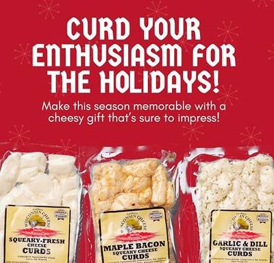Gardner's Wisconsin Cheese and Sausage, 4 Pack of Cheese Curds, White Cheddar Cheese Curds (6 Ounces Per Pack) - Artisan Cheese Made in Wisconsin, Perfect for Holiday Gifts, Grilling, Barbecues, and Holiday season!