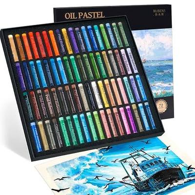 Paul Rubens Oil Pastels for Artists, 72 Landscapes Colors Artist Soft Oil Pastel Set Vibrant and Creamy | Vibrant and Creamy Oil Pastels, Ultra Soft and Blendable. Great for Sketching, Decorative Art and Various Painting Creations