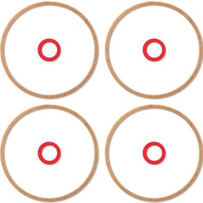 4 Pcs 16010-883-015 Carburetor Bowl Gasket Kit Carburetor Gasket Lawnmower Parts Carburetor Parts Compatible with Honda Gcv160 Gcv190 G150 G200 G300 G400 Gc135 Gc160 Gc190