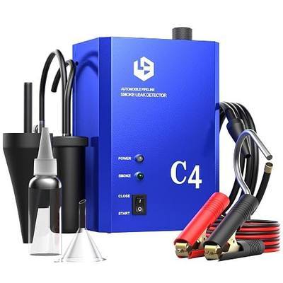 Smoke Machine Automotive Leak Detector, Smoke Machines Leak Tester for All 12V DC Vehicles in Vacuum,Fuel Diagnostic Pipe System,Built-in Air Pump (Oil Not Included)