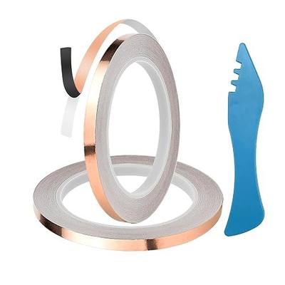 7/32 Inch Black Backed Copper foil Tape for Stained Glass (2Roll)