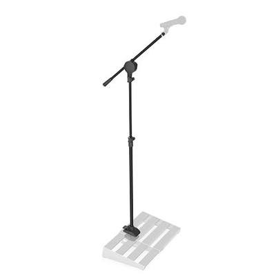 D'Addario XPND Pedal Board Mic Stand - Guitar Pedalboard Accessories - Works With XPND 2 and Most 2 Row, Rail Style Pedalboards