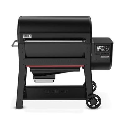 Weber Searwood™ XL 600 Wood Pellet Smoker Grill, 36 inches – Wi‑Fi & Bluetooth‑Enabled Outdoor Grill for Smoking, Searing, Rapid React PID & Cooking up to 600°F, Black