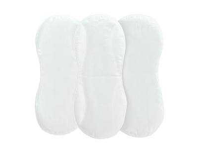Changing Pad Liner, Fits in Peanut Shaped Changing Pads, Super Soft Peanut Changer Liners are Warm On a Baby's Back, Thicker Waterproof Pads are Machine Washable - 3 Pack