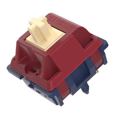 kutethy Gateron Quinn Switches, Tactile 5 Pins 59gf RGB Pre Lubed for MX Mechanical Keyboard (10PCS)