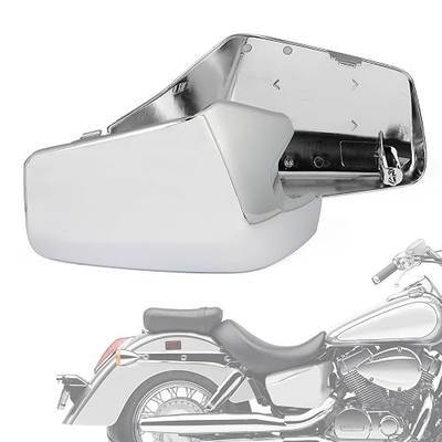 PSLER Battery Side Covers for Shadow Aero 750 VT750C 2004-2013 (Chrome) | Battery side fairing cover compatible with shadow aero 750 vt750 vt750c and vt750c2 motorcycle models