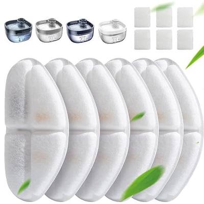 6 Pack of Filter & 6 Pump Sponges FEELNEEDY only for (FN-W05) 7L/1.8Gal Dog Water Fountain, Dog Water Bowl Dispenser