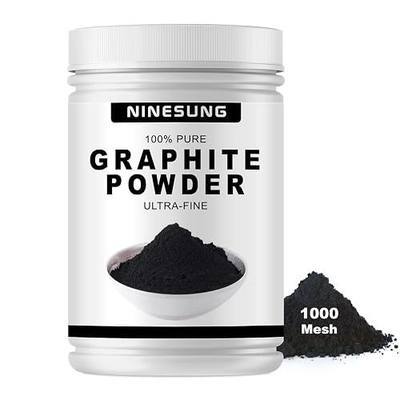 Pure Graphite Powder | 1000 Grit Superultra-Fine Graphite Powder | Dry Graphite's Lock Lubricant | Graphite's Powders for Locks - 8 oz