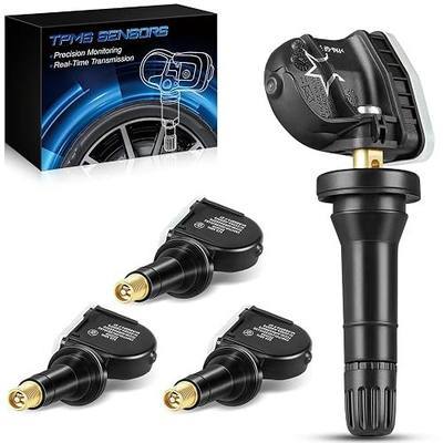 Pre-Programed 13598771 Tire Pressure Sensor for:-Chevrolet 2007-2022 Equinox 2011-2015 Cruze Tahoe Avalanche Impala, for:-GMC Yukon Acadia, for:-Buick Enclave, TPMS Sensor 315MHz (Set of 4)