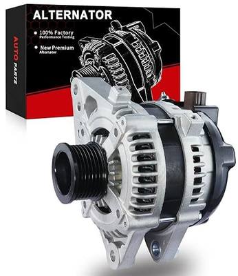 Upgraded Alternator for:-Toyota Tacoma 2005-2015 4.0L V6, 4Runner 2003 2004 2005 2006 2007 2008 2009 4.0L V6, Replacement Alternator, 12V 130Amp 7-Grooves Pulley CW, OE# 27060-0P020 (ALL-NEW)