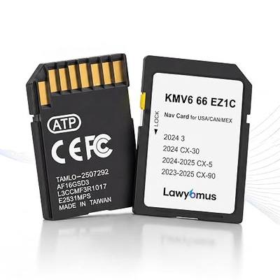 KMV666EZ1C Mazda Navigation SD Card for 2024-2025 CX-5 & 2023-2025 CX-90, 2024 Mazda 3 CX-30, OEM Navigation Replacement with Offline GPS Maps USA Canada Mexico, 10 Years Warranty