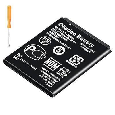 TI-84 Plus CE Battery Replacement: for Texas Instruments TI Nspire CX II - TI Nspire CX CAS II - Part No 3.7L1200SPA, P11P35-11-N01 Li-ion Battery with Tools 3.7V