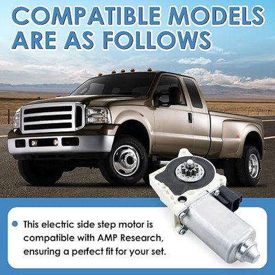 AMP Research Replacement Motor Kit 80-03129-90, Replacement for AMP Research Step Running Board Motor #Replace A10049-113, 80-03129-90