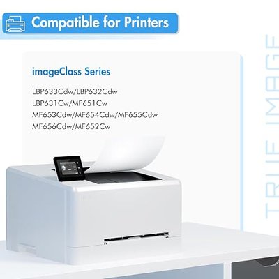 067 067H Toner Cartridge Set MF656Cdw MF654Cdw MF650C LBP632Cdw High Yield | Compatible for Canon 067 Color ImageCLASS LBP633Cdw MF653Cdw MF652Cdw MF651Cw LBP630C LBP631Cw MF655Cdw Printer Ink 4 Pack