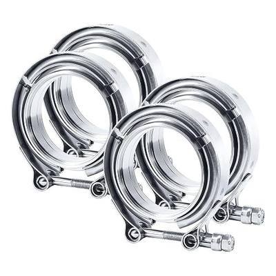 EVIL ENERGY 3.0 Inch V Band Clamp with Flange Male Female 304 Stainless Steel 4PCS