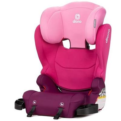 Diono Cambria 2XT XL, Dual Latch Connectors, 2-in-1 Belt Positioning Booster Seat, High-Back to Backless Booster with Space and Room to Grow, 8 Years 1 Booster Seat, Pink