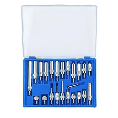 HDLNKAK Dial Indicator Extension Set - Metric Dial Indicators Tips 22 Pieces, for Precision Measurement -Dial Gauge Indicator with Extension, Tips, and Tools, Essential Tools for Dial Indicators