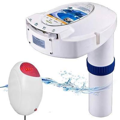 IC ICLOVER Wireless Pool Alarm with Remote Receiver, Above & Inground Pools | Loud Alarm Alerts Adults Instantly, Immersion Drown Monitor System, Easy Install, Poolside Alarm Protect Kids, Toddlers, Pets