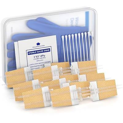 20 Piece Emergency Laceration Closures Kits, 6Pc Butterfly Wound Closures, Suture - Free Surgical Repairment, Quick Clot - First Aid Wound Care Gifts