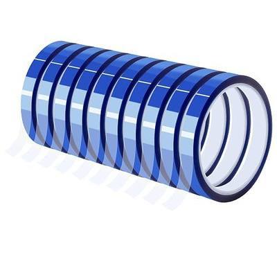 Heat Tape for Sublimation, 10 Rolls Heat Resistant Tape 10mm ×30m(98ft) | No Residue Heat Transfer Tape Sublimation Heat Tape for Press Electronic Soldering Insulation
