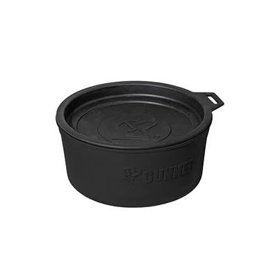 Dog Bowl with Spill-Proof Travel Lid, Black, 7-Cup Pet Travel Bowl | Black 7-Cup Dog Bowl, Spill-Proof Travel Lid, BPA-Free, Rust-Proof, Shock-Resistant, Stackable and Dishwasher Safe