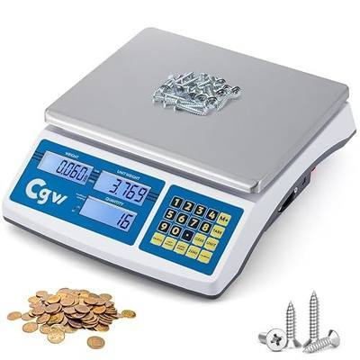 CGOLDENWALL Industrial Counting Scale 66lb/30kg Digital Inventory Scale | lb/g/kg 0.1g Division for Small Parts, Coins, Piece